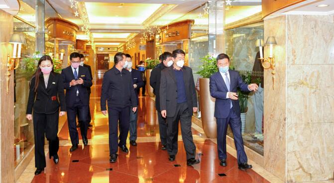 集团党委书记、董事长任丁一行 赴锦江宾馆督导检查疫情防控工作